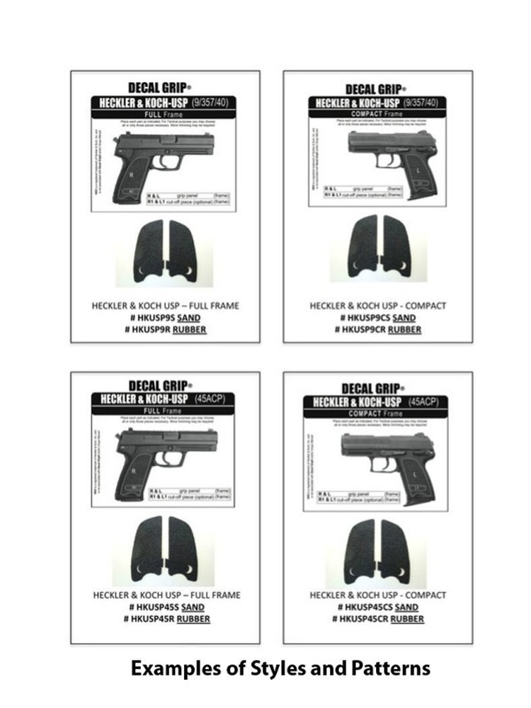 Decal Grips Sand Texture Pistol Grip