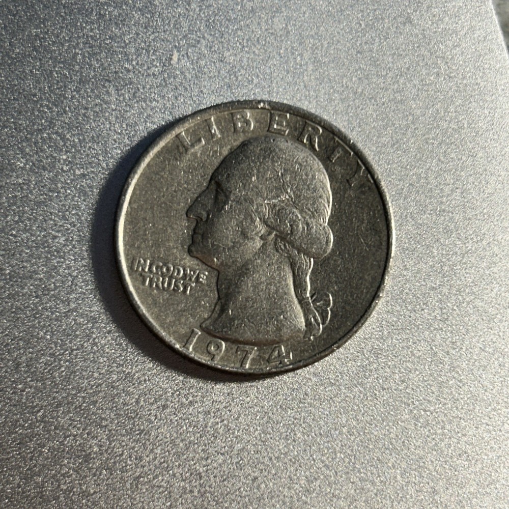 1974 Quarter Error No Mint Mark Missing Claw/Foot, Weak Strike, plus others DD +