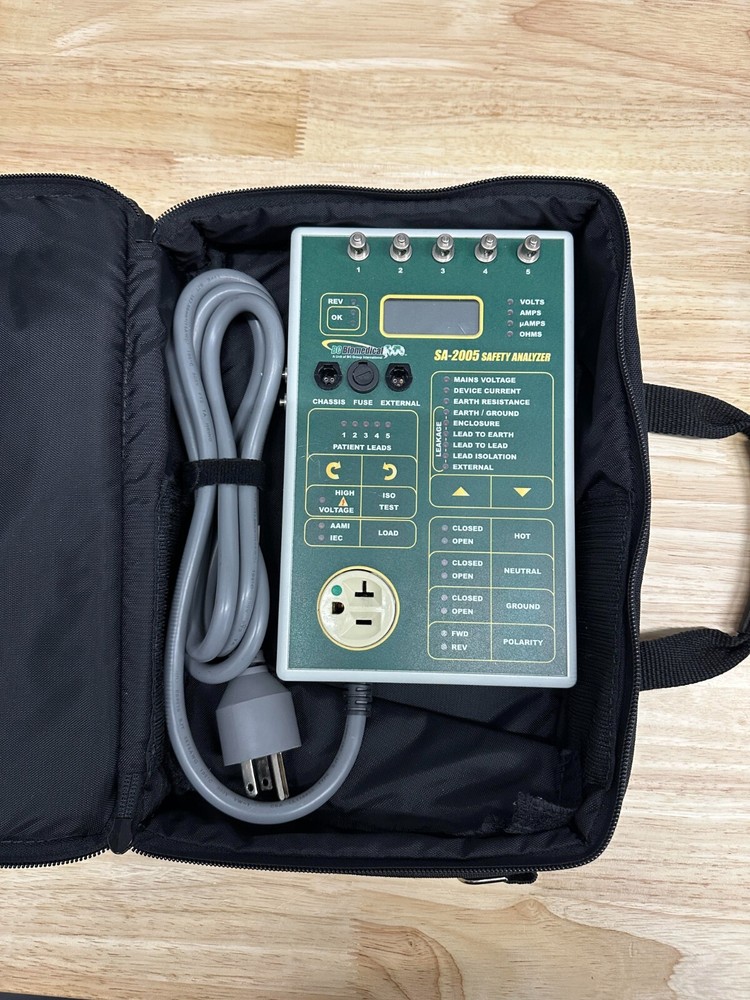 SA-2005 Safety Analyzer - 5 Patient Leads