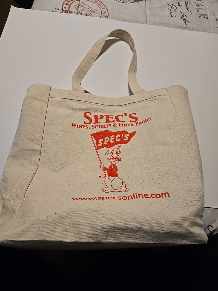 Specs Liquor Cloth Reusable Bag