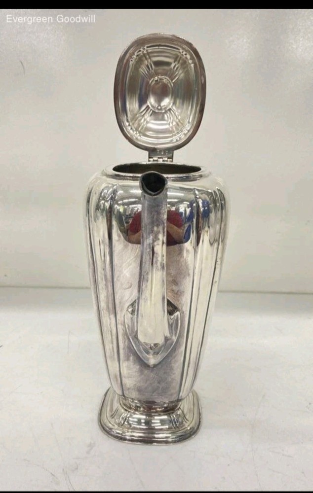 Reed & Barton Silver Soldered Coffee Server Pot