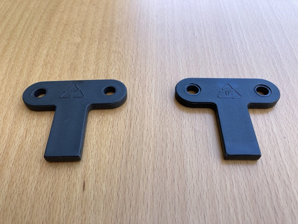 IKEA GALANT SMALL HALF MOON EXTENSIONS (23.50x11.75)