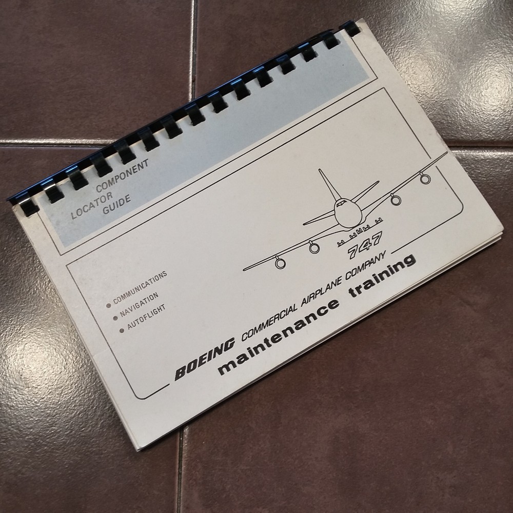 Boeing 747 Communications, Navigation & Autoflight Component Location Handbook