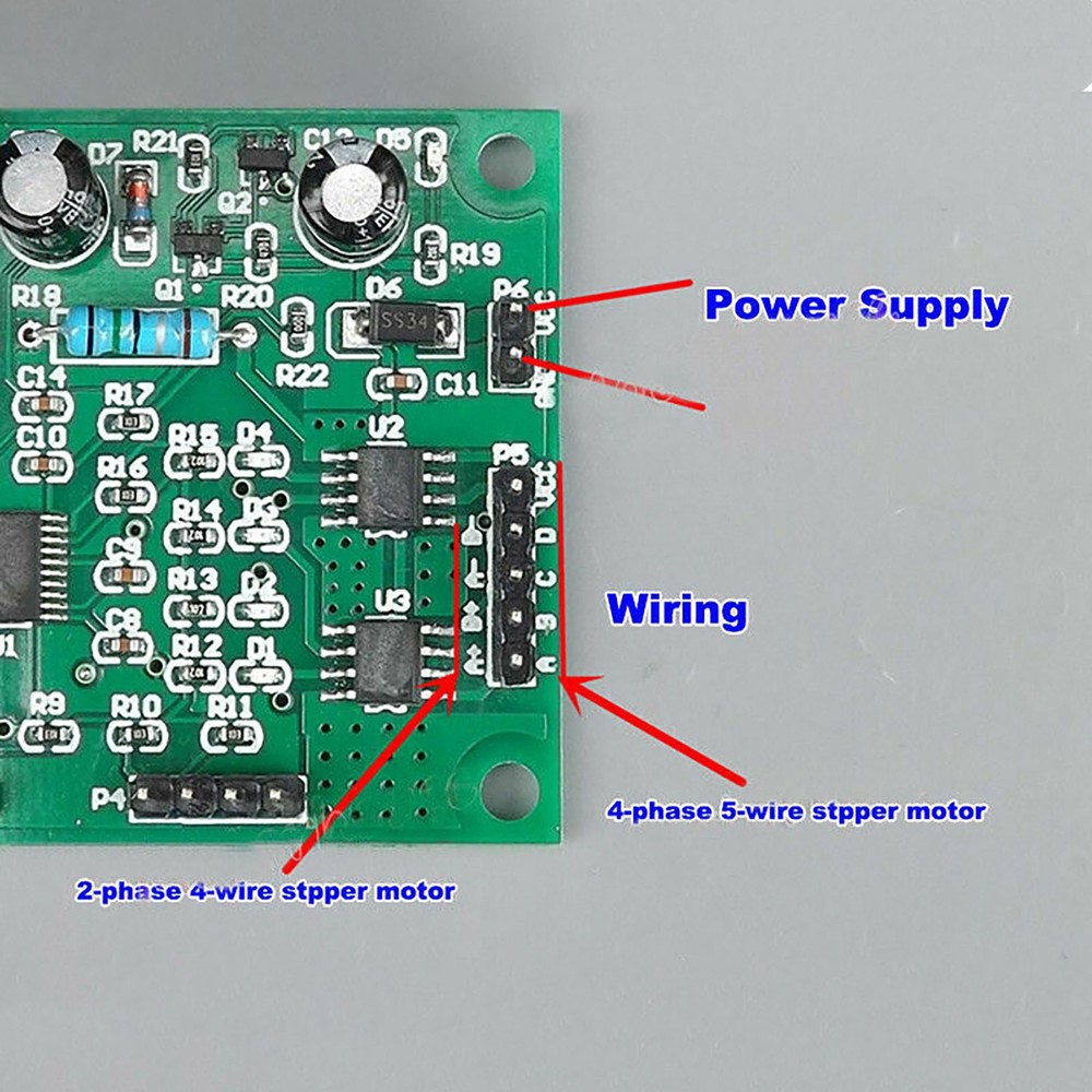 2-PHASE&4-Phase 5-Wire Stepper Motor DC 5v-12v Driver Board Speed Controller