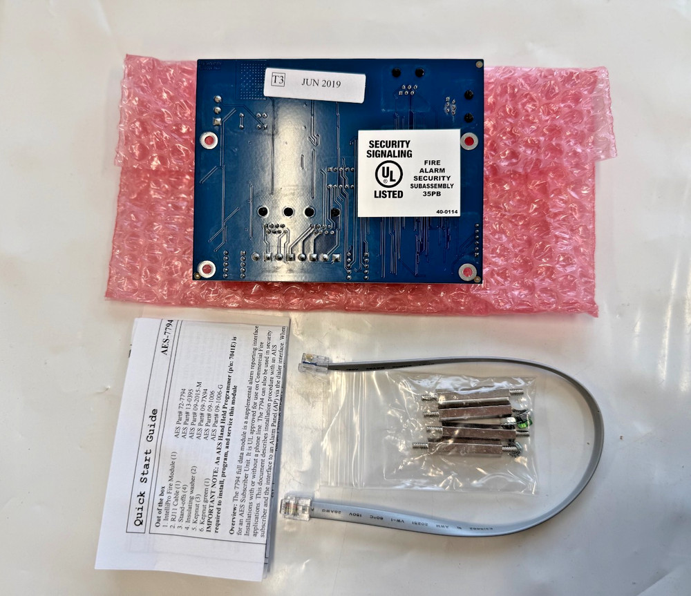 AES 7794 Fire Alarm Circuit Board