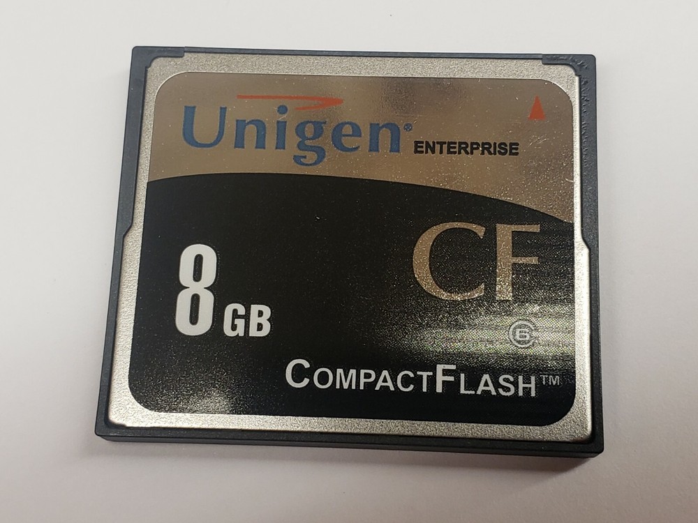 NEW, UNIGEN, UGB30SMJ8000T1, 8GB Compact Flash