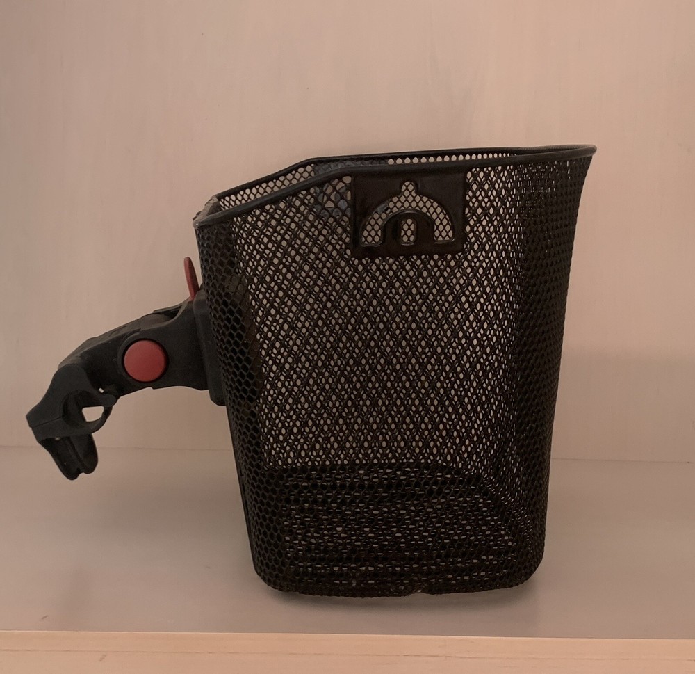 Sunlite Quick Release Black Wire Mesh Bicycle Basket