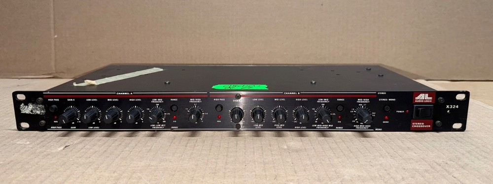 AUDIO LOGIC X324 STEREO CROSSOVER - TESTED