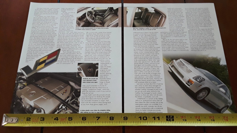 2004 CADILLAC CTS-V ORIGINAL 2004 ARTICLE
