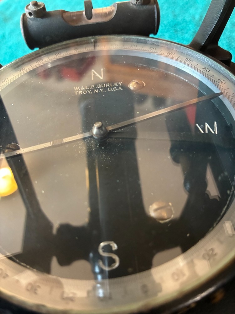 Antique W & LE Gurley ... Sn 30404 with Box & strap