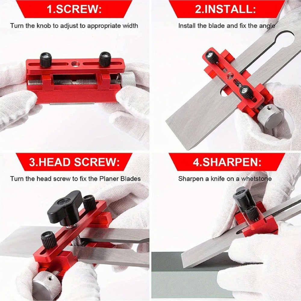 Honing Guide System Chisel Sharpening 400 And 1000 Grit Sharpening Stone Part