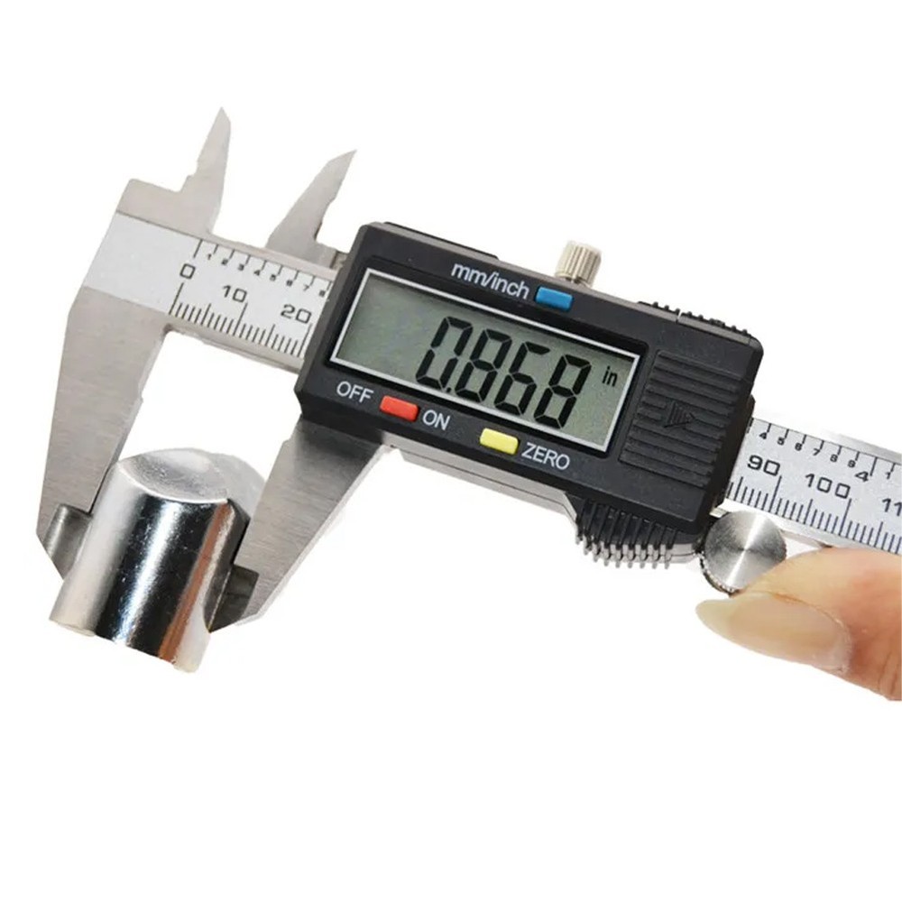 6" Digital Vernier Caliper Micrometer Measuring Tool Depth Ruler Stainless Steel