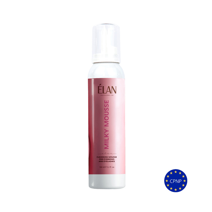 Elan MILKY MOUSSE: cleansing mousse for eyebrows and eyelashes