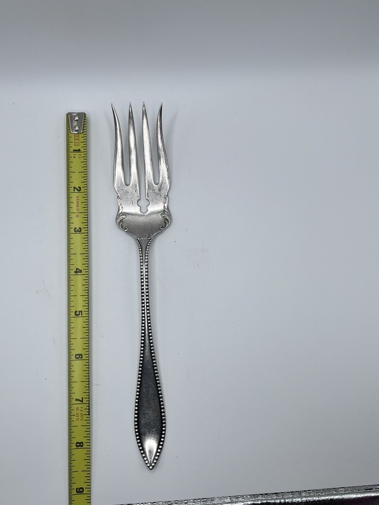 Rogers Bros A1 Serving Fork Silverplate Int’l Silver 8.5”