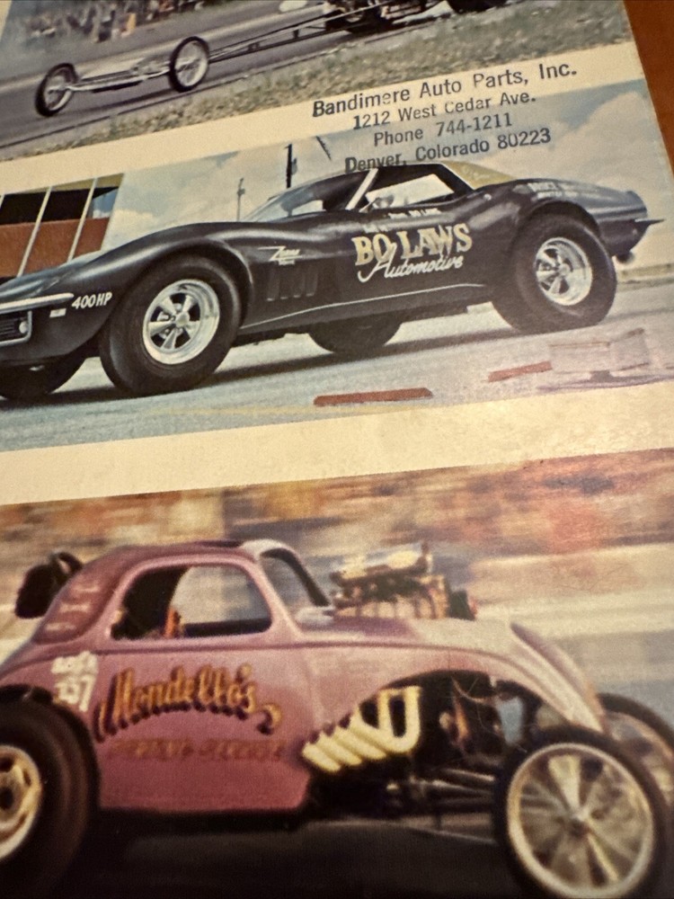 MANLEY ‘69 CATALOG DRAG RACING