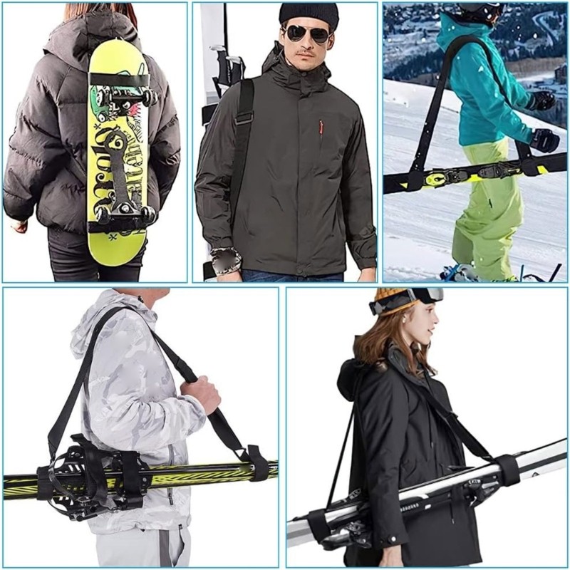 Skateboard Shoulders Carry Strap Backpack Belts for Easy Transportation Durable