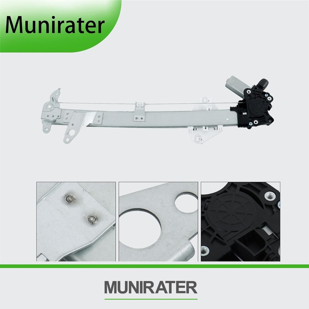 Front Left Power Window Regulator with Motor Replacement for Accord 2008-2012