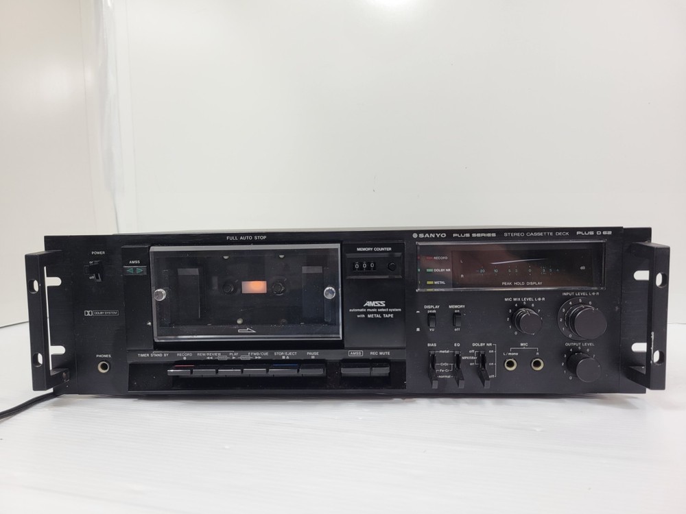 Sanyo Plus Series D62 Cassette Deck