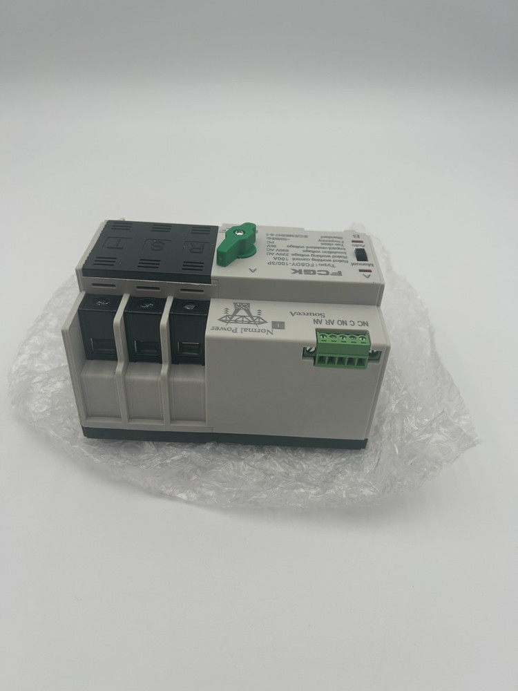 FCGK ATS PC Dual Power Automatic Power 3Pole 100A 220V Transfer Switch