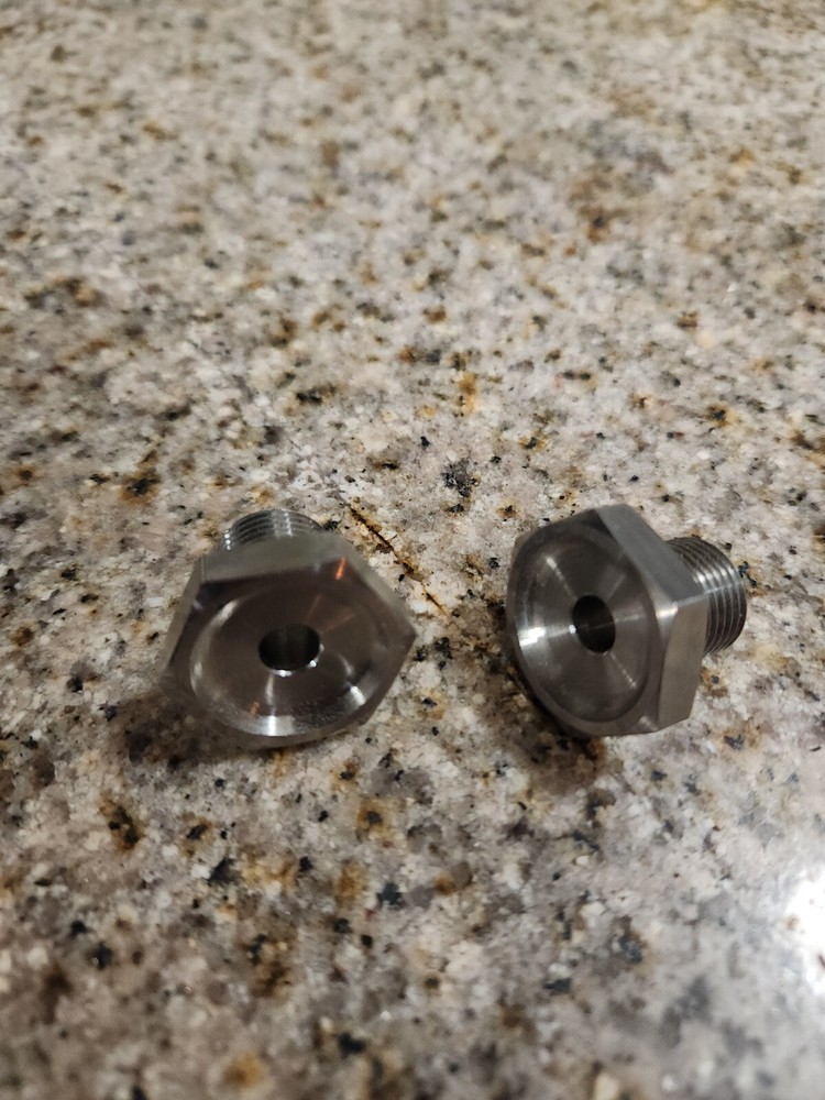 Titanium King Pin Caps Sprint Car Midget