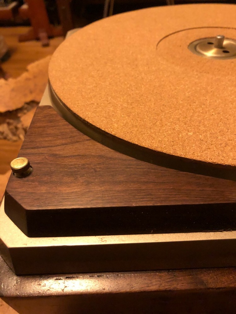 Empire 598 or 698 Turntable Motor Cover Solid Black Walnut
