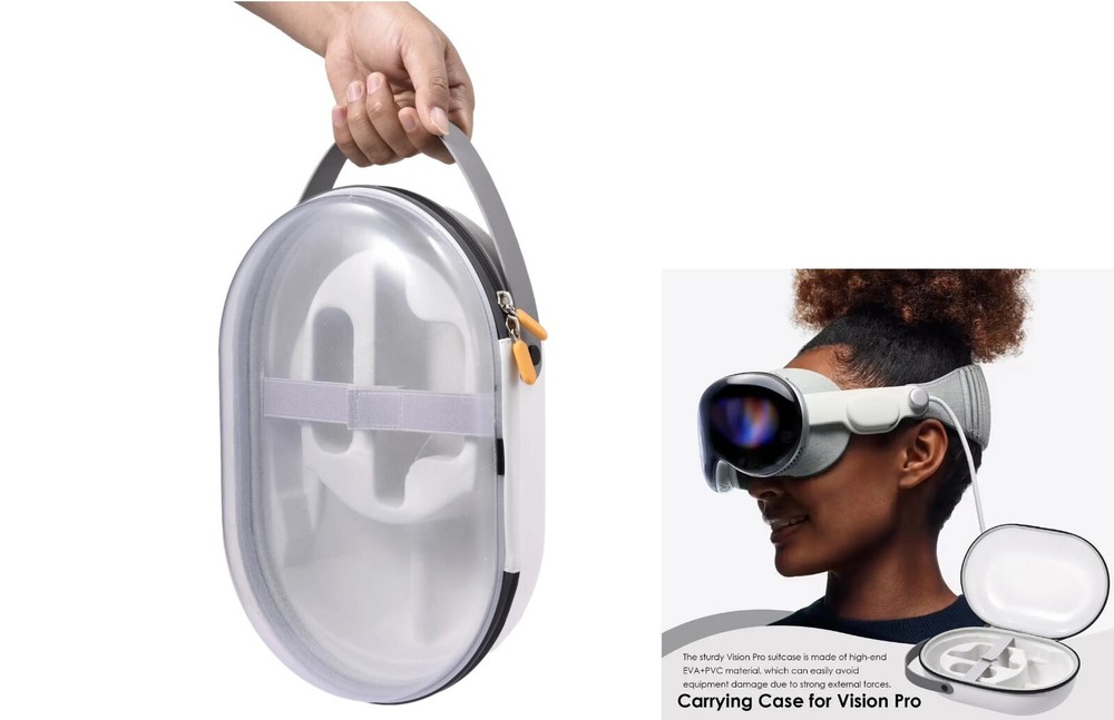 Suitable for Vision Pro Storage Bag With Transparent Outer Shell Dustproof