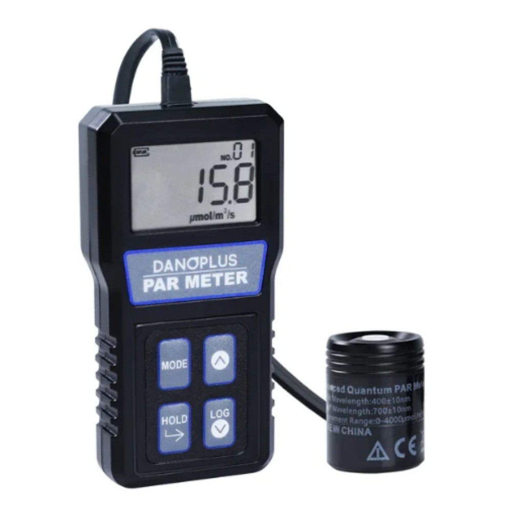 PAR Meter Waterproof IP68 Quantum Sensor PPFD Meter Data Logger for Reef Tank bg