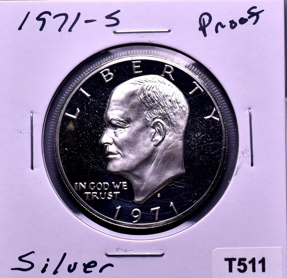 1971-S Eisenhower Dollar Proof Bicentennial ~ 40% Silver ~ *T511