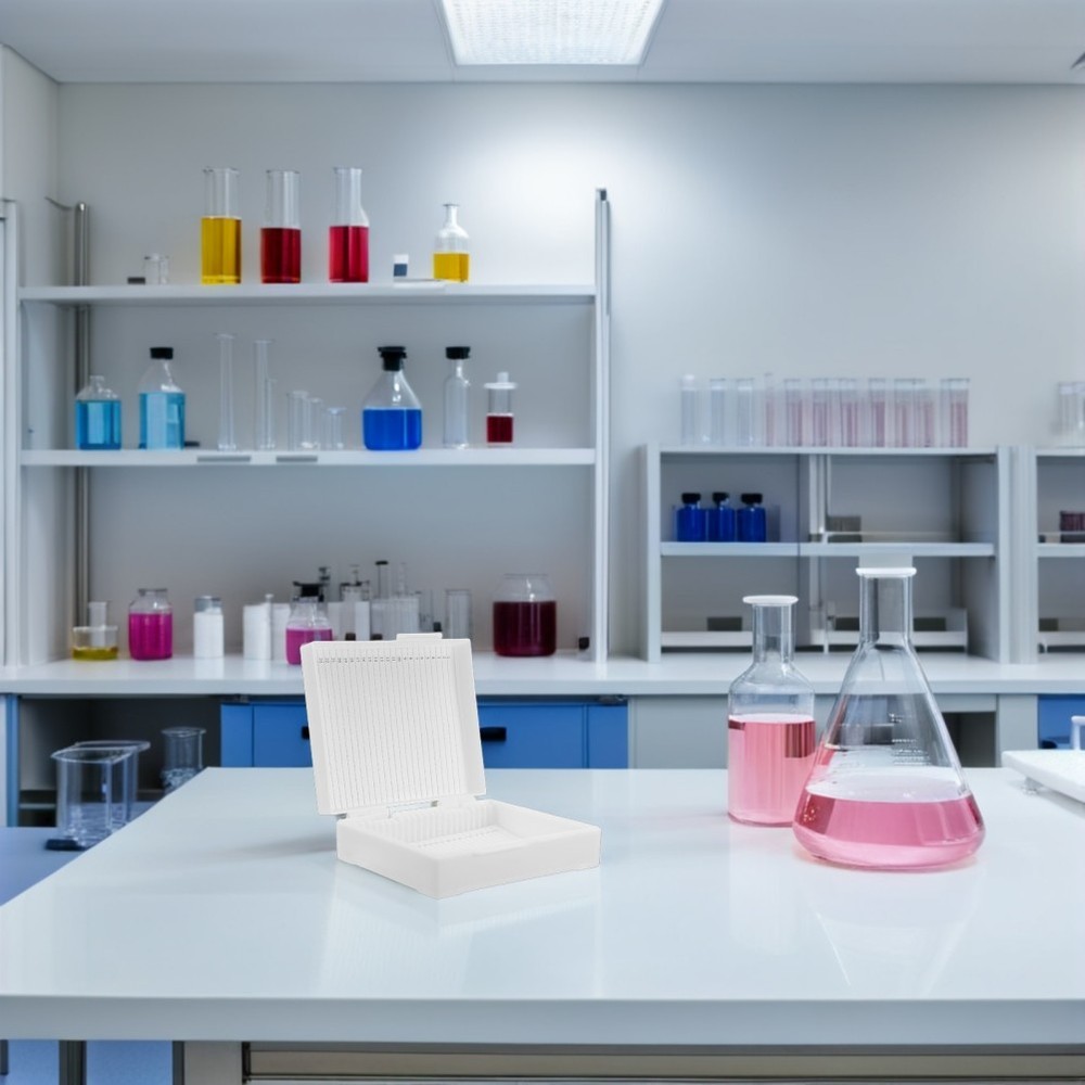 Microscope Accessories Plastic Slide Container Laboratory Supply