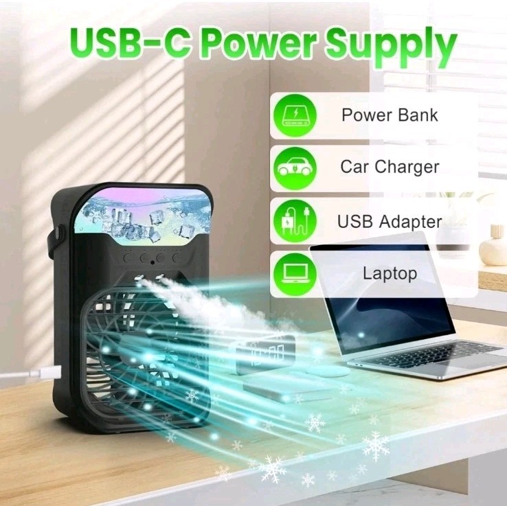 Multifunctional Air Cooler Large Space Air Supply Three Speeds Remote Control