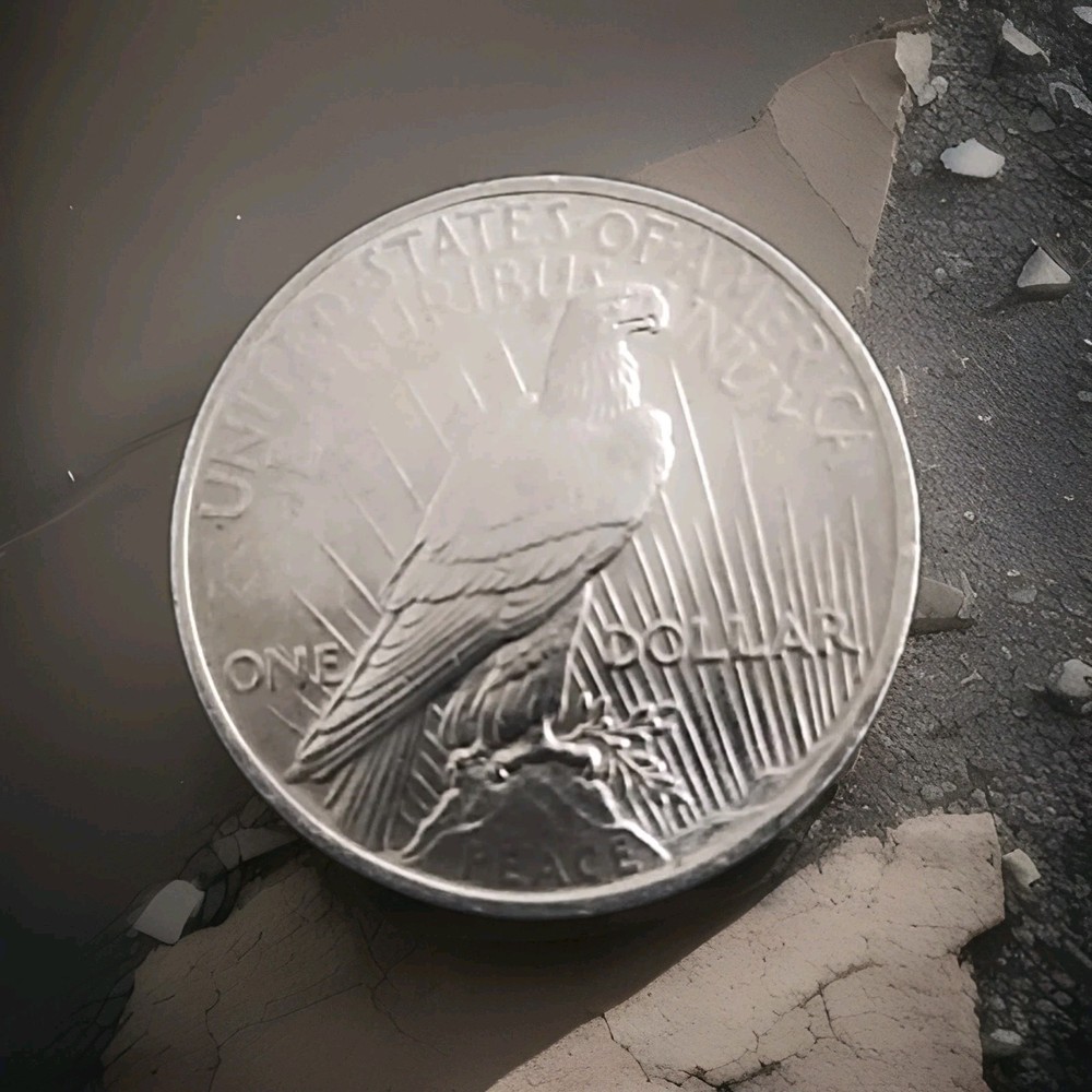 1924 $1 Silver Peace Dollar BU 90% Silver
