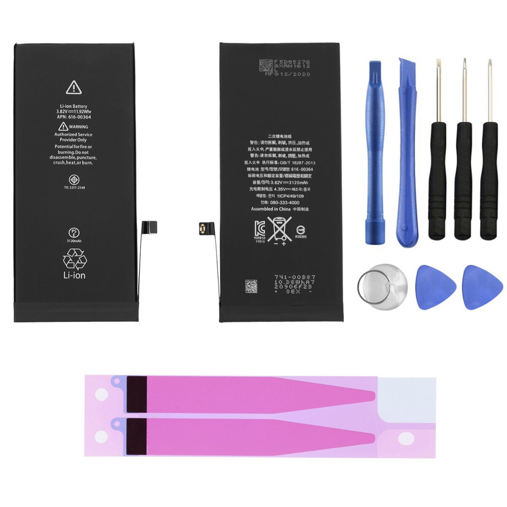 Extended Battery Replacement For iPhone 8 Plus A1864 A1897 A1898+TOOLS 3120 mAh