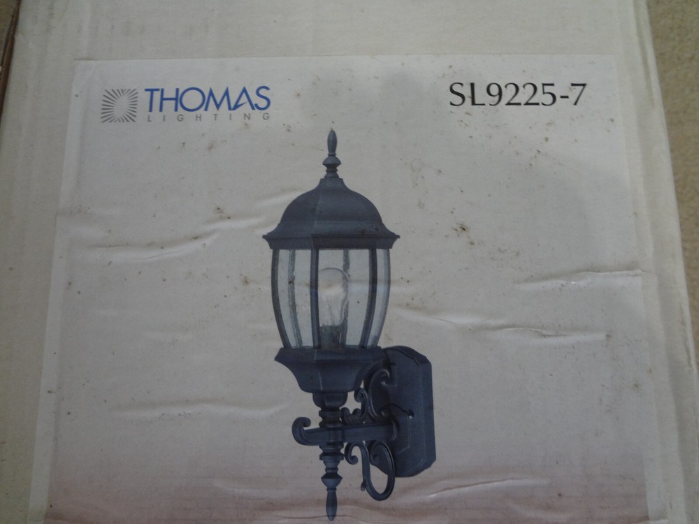 Thomas Lighting SL9225-7 Covington Outdoor Wall Lantern -  Black