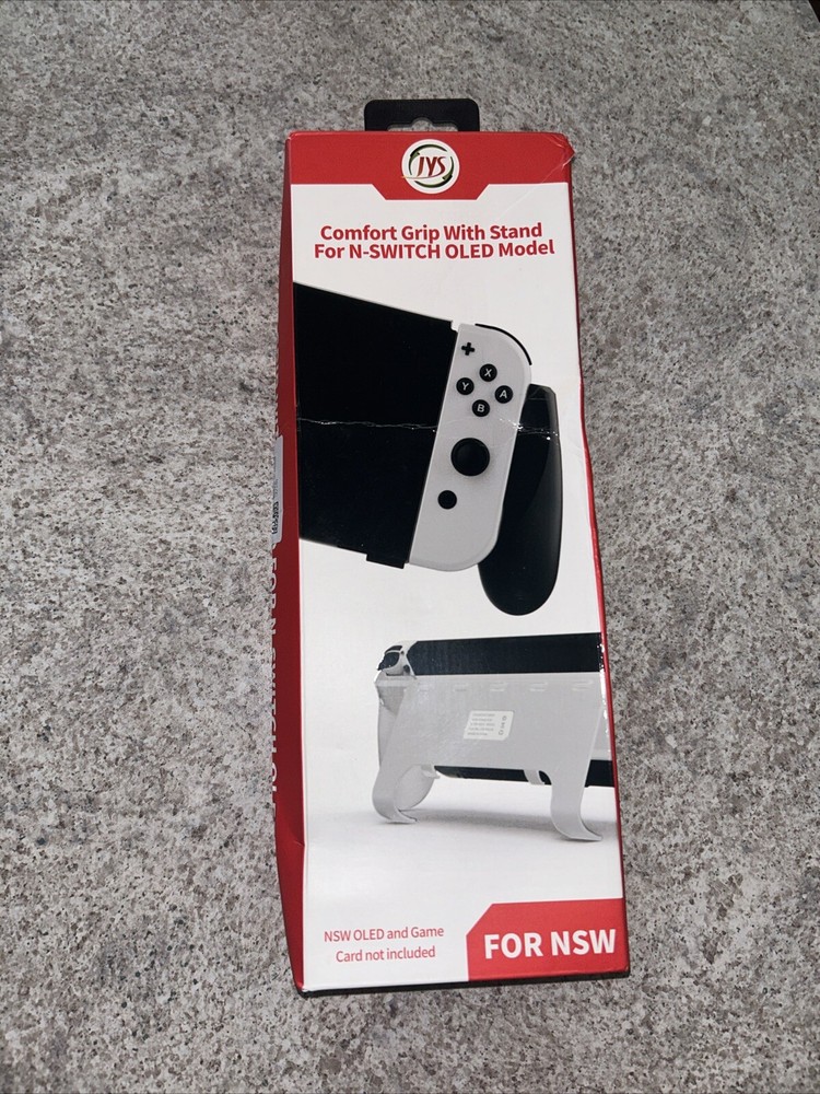 Nintendo Switch OLED Controller Hand Grip With Stand and 3 Game Slots