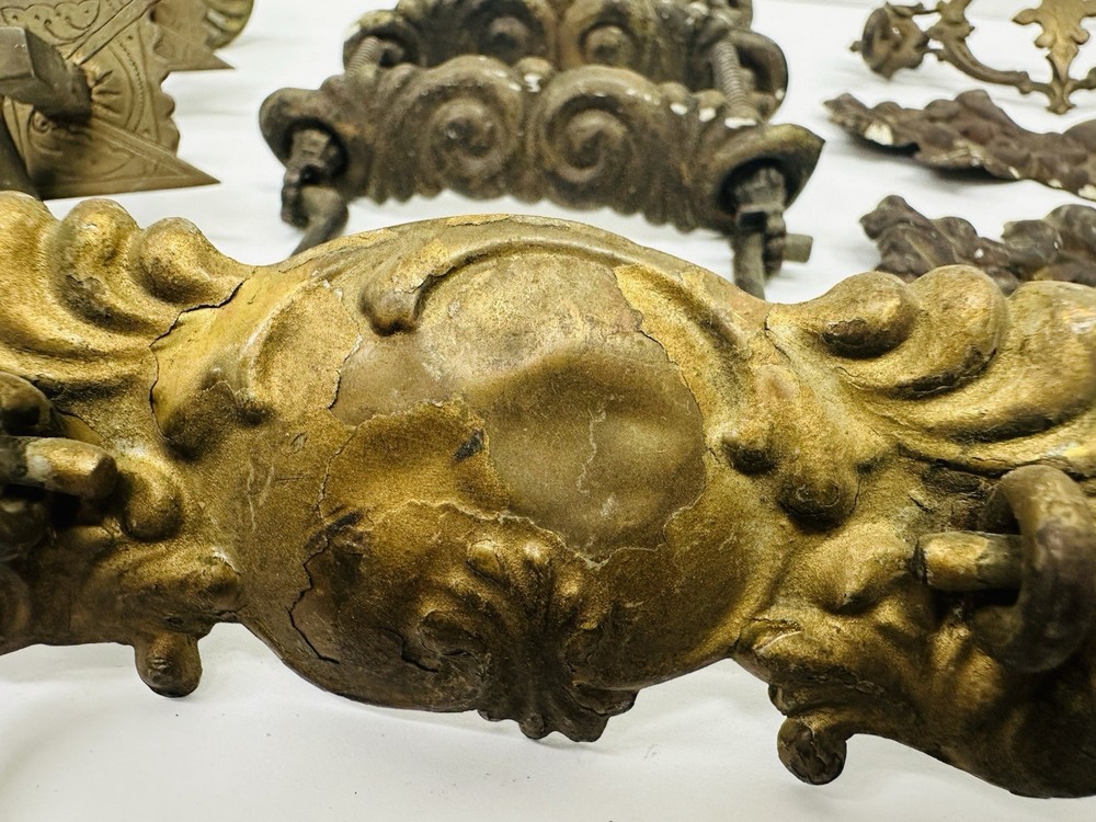 Metal And Brass Handle And Pull Lot