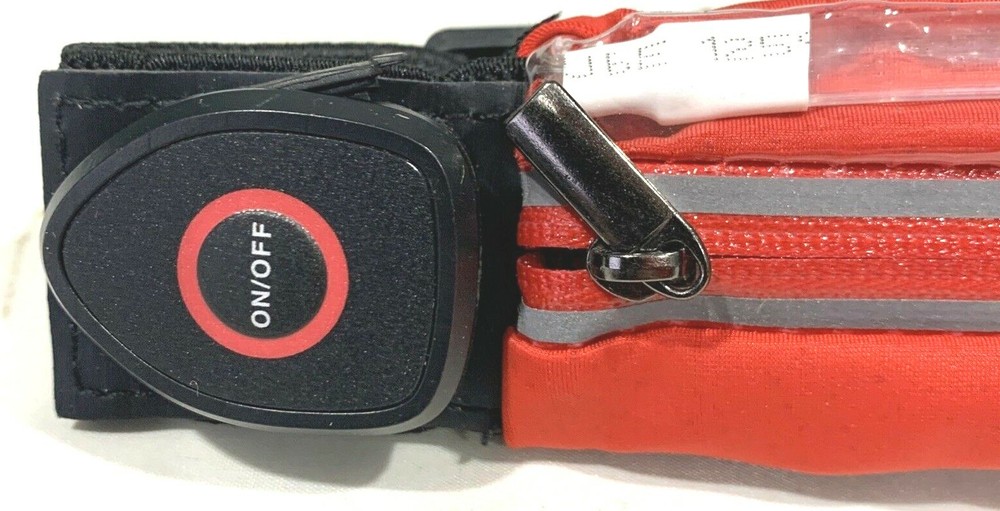 Joggsafe Lighted Red Adjustable Runners Safety Belt