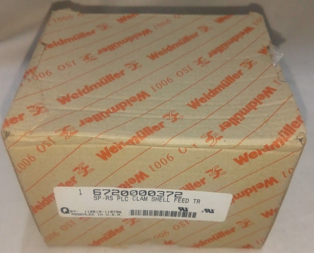 Weidmuller 6720000372 SP-RS PLC CLAM SHELL FEED TR