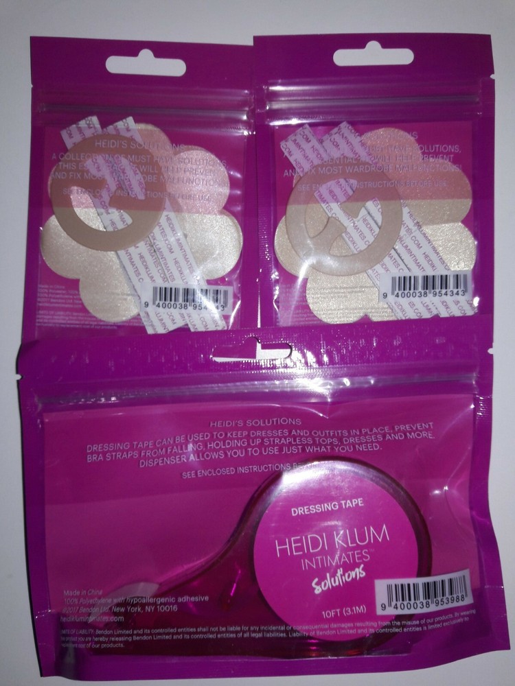 2 Heidi Plum Intimates Solutions Started Kit & dressing tape