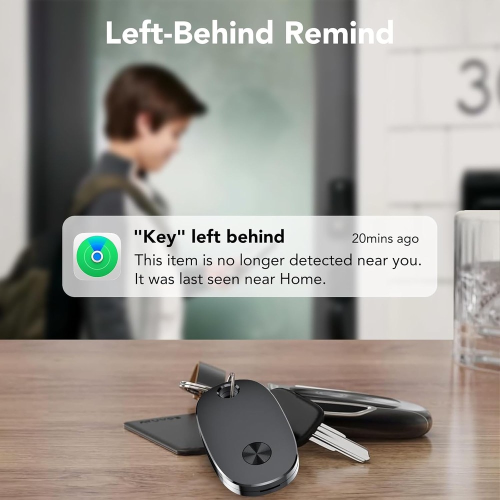 4PCS Bluetooth Tracker Tags for iOS Find My App Keys Luggage Backpack