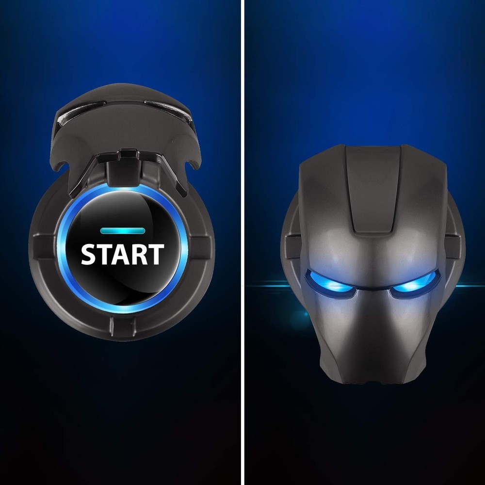 Car Engine Start Stop Button Cover Decorative Ring Push Start Button Ignition...