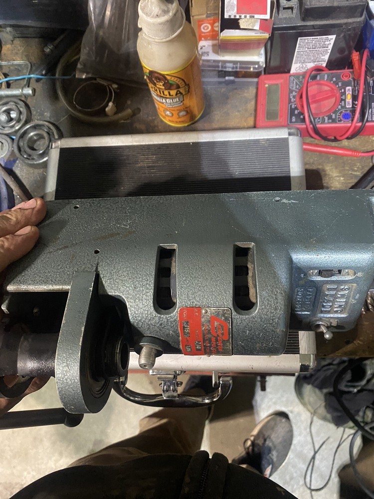 CARPENTER SWING BLADE MODEL 70 ROTARY WIRE STRIPPER. POWERS ON AND WORKS