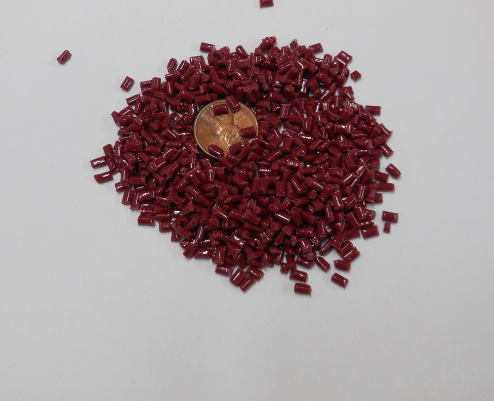 Red PC1616UR PC Polycarbonate Plastic Pellets Resin Material 10 Lbs