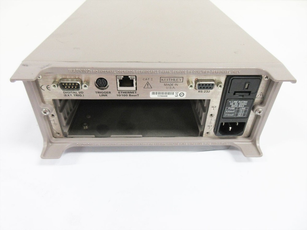 KEITHLEY 2701 ETHERNET-BASED DMM / DATA ACQUISITION SYSTEM - NO MODULE
