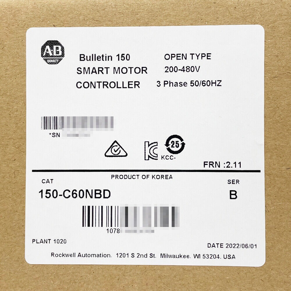 New AB 150-C60NBD SMC-3 Smart Motor Controller