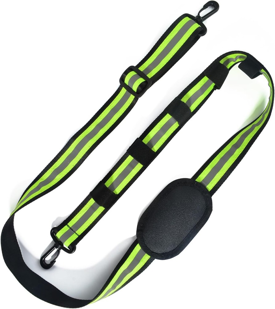HYS 4.99ft Reflective Adjustable Shoulder Strap with Elastic to Secure Handheld