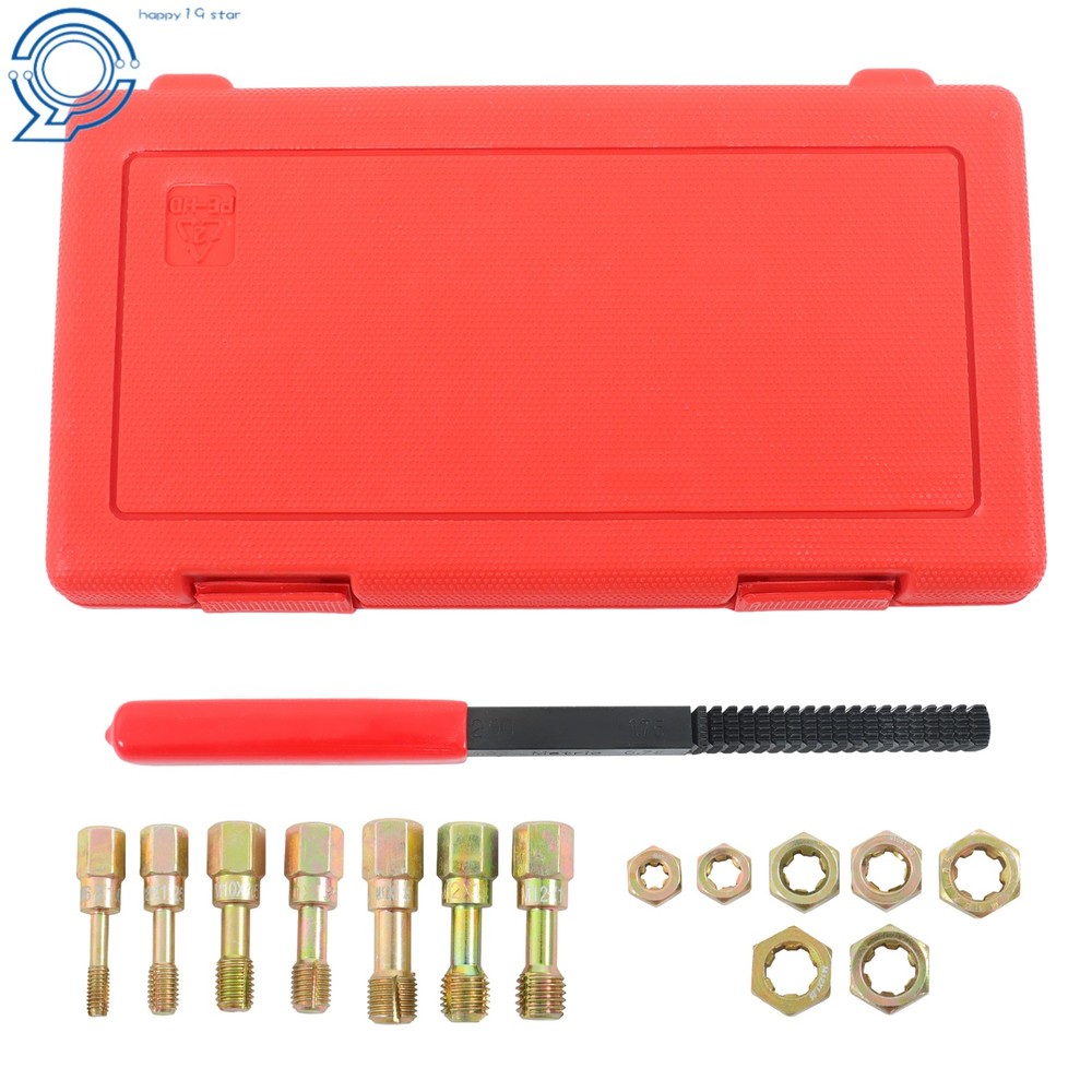 15pcs Metric Thread Chaser Set Rethread Repair Tool Thread Restorer Set M6-M12