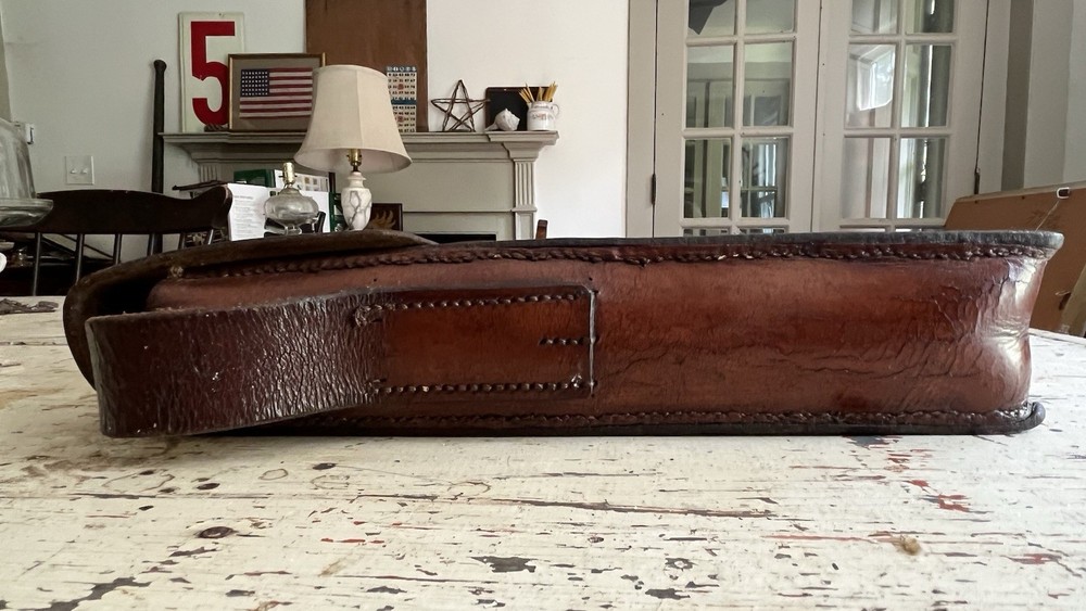 Beautiful 1940s German Leather Mailbag