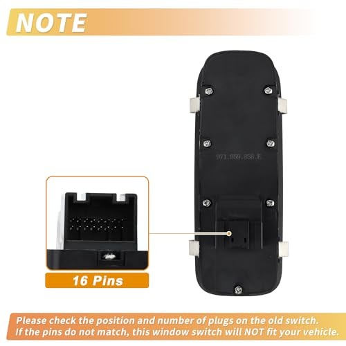 Front Left Driver Side Power Window Switch for Porsche Panamera 2017-2020