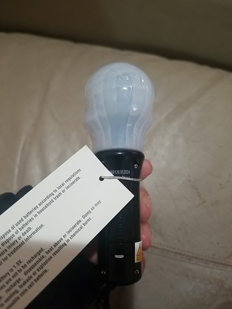 Light Up Spinner Ghost Head