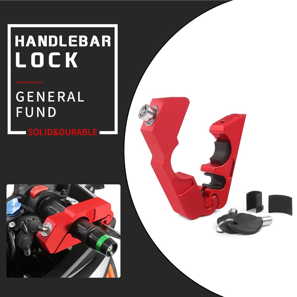 Motorcycle Grip Lock Throttle Security AntiTheft Lock for ATV, Dirt & Street